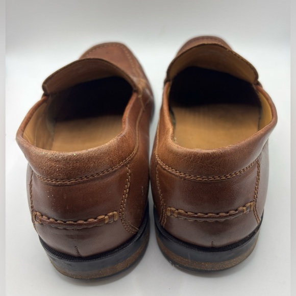 Cole Haan PINCH Hand Sewn Grand Os Penny Loafer Shoes Mens Size 9.5 Brown Maine - Picture 2 of 7